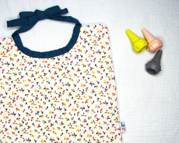 Bavoir bébé Poppy Bleu - Promotion fin de série