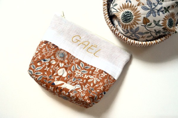 Trousse de Toilette Babyfox personnalisable